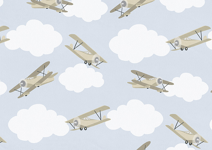 Flying Ace, Golden - Made to Measure Curtains - Image 9
